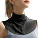 Ice silk sunscreen neck protection ladies outdoor sunshade shawl breathable lightweight sunscreen towel - black