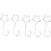 300Pcs Christmas Ornaments Hooks Metal Cute Star S Shaped Christmas Tree Hooks for Hanging Christmas Tree Decorations Silver