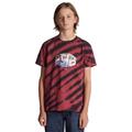 T-Shirt DC SHOES "Wes" Gr. 12(148-156cm), rot (earth red tie dye) Kinder Shirts T-Shirts