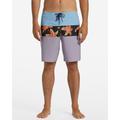 Boardshorts BILLABONG "Tribong Pro" Gr. 32(M), blau (blue) Herren Hosen Boardshorts