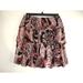 Anthropologie Skirts | Anthropologie Womens Ruffled Tier Skirt - Small - Black Pink Paisley Cottagecore | Color: Black/Pink | Size: S