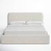 Joss & Main Bailee Upholstered Platform Bed Upholstered in White | 49 H x 81 W x 96 D in | Wayfair 611226659C3041F4ABF2C25E0A113DA9