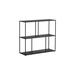 Hokku Designs Hellmuth Iron Standard Bookcase in Black/Brown | 31 H x 34.75 W x 12 D in | Wayfair AF4419146DC04897B8DC349D062C7F46