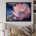 Bungalow Rose Blossoming Vintage Lotus I - Print on Canvas Metal in Blue/Pink | 30 H x 40 W x 1.5 D in | Wayfair 6DE67E5596664FDCBE5B26EB86872716