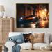 17 Stories McClaren Sports Car Racing in Italian Street III - Print on Canvas Metal in Black/Orange/Yellow | 30 H x 40 W x 1.5 D in | Wayfair