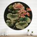 Red Barrel Studio® Blossoming Geranium in Retro Colors II - Floral Wood Wall Art - Natural Pine Wood in White | 36 H x 36 W x 1 D in | Wayfair