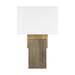 Visual Comfort Modern Collection Clodagh Slab 25 Inch Table Lamp - 700PRTSLB26NB-LED930