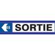 Sofop - sortie fleche a gauche d-sign 180x45mm