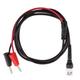 bnc for male To Dual 4mm Banana Plug With Socket Oscilloscope Test Lead Cable 3.5ft (bnc for male To Dual Banana Plug)