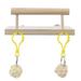 Etereauty Hamster Parrot Springboard Station Board Platform Stand Wooden Hanging Chewing Perches Stands Nest Gym Play Pet Molar