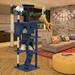 CL.HPAHKL 54In Cat Tree Tower for Large Cats Cat Climbing Tower Cat Scratching Tree with Cat Scratching Stand Big Cat Tree House Funny Toys for Kittens Pet(Navy Blue)