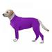 Pet Long Sleeves Bodysuit Jumpsuit Coat For Dogs E-Collar Alternative Recovery Post Operative Protection Long Sleeves Bodysuit Jumpsuit For Dogs E Collar Alternative For Recovery Purple S