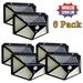 100 LED Solar Light Wireless Motion Sensor Outdoor Yard Pathway Porch Wall Lamp - 6 Pack