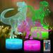3D Dinosaur Night Light with Remote & Smart Touch 7 Colors + 16 Colors Changing Dimmable TRex Toys 1 2 3 4 5 6 7 8 Year Old Boy Girl Gifts