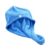 Microfiber Hair Towel Hair Towel with Button Super Absorbent Hair Towel Wrap for Curly Hair Fast Drying Hair Wraps for Women Anti Frizz Microfiber Towel