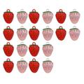 Strawberry Pendant Charms Fruit Charms Strawberry Earring Resin Charms 3D Strawberry Hanging Pendant Ornament for Earring Bracelet Necklace DIY Jewelry Making Accessories F28717