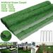 GUSTVE Artificial Grass Carpet High Density Fake Grass Mat 1cm Grass Height Artificial Grass Carpet Natural False Grass Rug Roll Lawn Realistic Garden Synthetic Turf for Outdoor Garden Yard Lawn