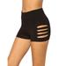 Herrnalise Workout Shorts for Women Women Solid Cut Out Hole Hollow Out Leggings Sports Casual Cycling Short Pants