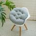 Tropical Chair Seating Cushion Set Square Chair Pads Seat Cushion Thick Outdoor/Indoor Floor Pillow Rainforest Island Jungle Foliage Pattern Green Leaves Retro Nature