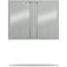 SAINSPEED 21 H x 36 W Stainless Steel Outdoor Kitchen Door with Recessed Handle 304 Stainless Steel Double Access Door for BBQ Island Grilling Station