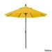 Havenside Home North Bend 9-foot Sunbrella Crank Open Auto-tilt Bronze Umbrella by Sunflower Yellow