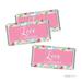 Wedding Pink Roses English Tea Party 10-Pack A Sweet Celebration Hershey Bar Labels