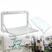 RV Folding Wall Table External Hanging Desks Wall-Mounted Trailer Shelf Floating Dining Table Computer Workstation for Camper Van