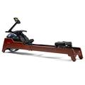 Sunny Health & Fitness Elite Wooden Water Rowing Machine with Vertical Tank Sustainable Rubberwood & Exclusive SunnyFitÂ® App Enhanced Bluetooth Connectivity â€“ SF-RW522075