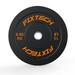 FIXTECH Color Coded Olympic Bumper Plate Weight Plate with Steel Hub 10LB-55LB