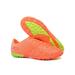 Ritualay Soccer Cleats for Boys Men Football Cleats Lace Up Soccer Shoes Football Shoes Sneakers Non Slip Training Shoes TF Cleats Orange 4.5