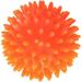 Spike Massage Balls Plantar Balls Yoga Pilates Massager Portable Compact Handheld Spiked Massager Rollers Exercise Ball for Back Hands Neck Light Orange