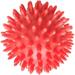 Spike Massage Balls Plantar Balls Yoga Pilates Massager Portable Compact Handheld Spiked Massager Rollers Exercise Ball for Back Hands Neck Red