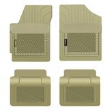 PantsSaver Custom Fit Floor Mats for Lexus IS300 2014-2023 All Weather Protection -4 Piece Set (Beige)