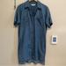 Madewell Dresses | Madewell Denim Drop Hem Shirt Dress Button Up Shirtdress | Color: Blue | Size: S