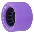 Sonar Wheels - Demon EDM - Roller Skate Wheels - 4 Pack of 43mm x 62mm Wheels | Purple 95A