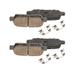 2009-2013 Suzuki Grand Vitara Rear Brake Pad Set - Detroit Axle