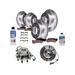 2007-2010 Chevrolet Silverado 3500 HD Front and Rear Brake Pad and Rotor and Wheel Hub Kit - Detroit Axle