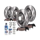 2010-2011 Ford Ranger Front and Rear Brake Pad and Rotor Kit - Detroit Axle