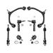 2005-2010 Dodge Dakota Front Control Arm Ball Joint Tie Rod and Sway Bar Link Kit - Detroit Axle