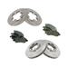 2015-2019 Ford Transit-250 Front and Rear Brake Pad and Rotor Kit - TRQ