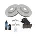 2012-2013 Buick Regal Front Brake Pad and Rotor Kit - TRQ BKA18205