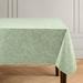 House of Hampton® Camile Floral Scroll Damask Pattern Vinyl Indoor/Outdoor Tablecloth Plastic/Vinyl in Green | 102 W x 60 D in | Wayfair