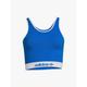 adidas Women's Smart and Novel Brami Crop Top - Size XS Blue