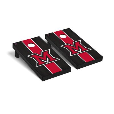 Miami University RedHawks 2x4 Pro Cornhole Boards - V5