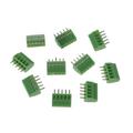 10 Pcs 2Pin-10Pin Screw PCB Mounted Terminal Blocks Connector 2.54mm Pitch