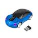 Dpisuuk Wireless Mouse 2.4G 1600DPI Optical Computer Mouse with USB Reciver Cool Car Mouse for Laptop PC Computer Tablet