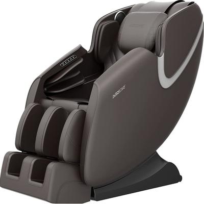 Massage Chair Recliner with Zero Gravity Airbag Massage Bluetooth Speaker Foot Roller，Black