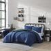 Nautica Solid Reversible Navy Multi-Piece Bed Set