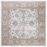 Safavieh Isabella Hazbie Traditional Floral Oriental Area Rug Cream/Beige 5 3 Square 6 Square 5 Square Indoor Living Room Bedroom Dining Room