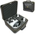 USA Gear VR Headset Case - Hard Shell VR Travel Case with Customizable Foam Interior - Compatible with Oculus Quest VR Gaming Headset